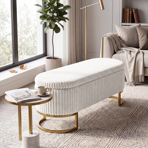 Corduroy upholstered storage - corduroy,