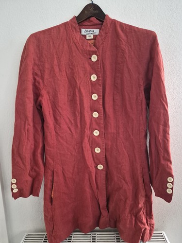 Vintage lavinia linen jacket - lavinia,