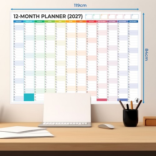 2027 dated wall - dated, planner