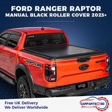FORD RANGER RAPTOR 2022-2025 ROLLER TONNEAU COVER BLACK MANUALLY OPERATED