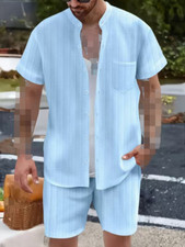 Men Casual 2-Piece Set Short