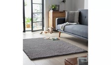 Habitat Cosy Flint Grey Shaggy