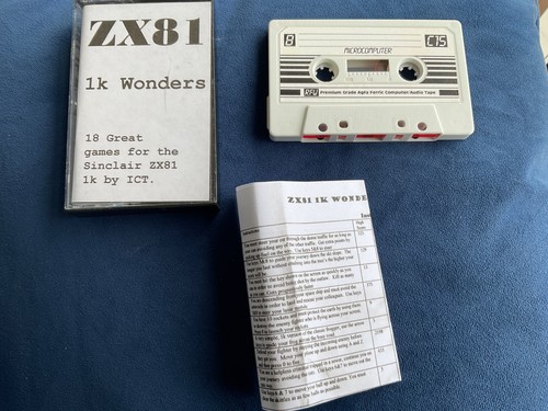 Zx81 game wonders 1982 by - 1k,
