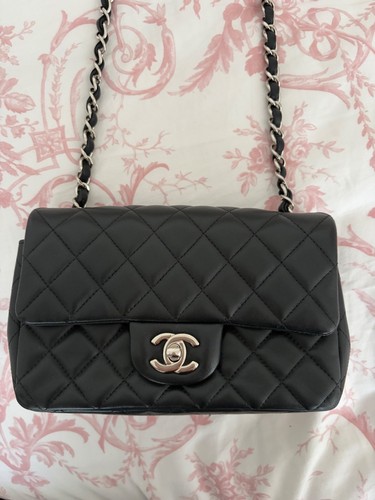 Black chanel mini - mini, rectangular