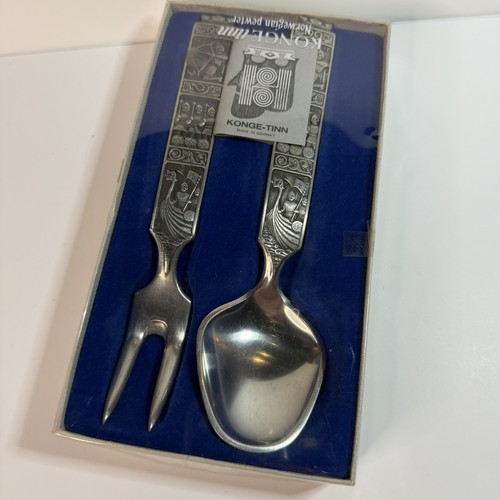 Konge tinn pewter serving - pewter,