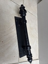 Cast Iron Gothic Door Handle Black