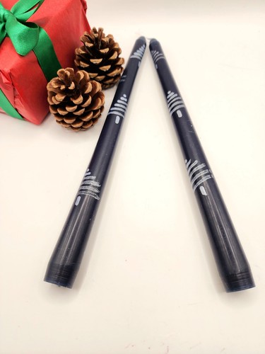 Navy blue dinner candles - navy,