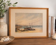 Vintage Coastal Watercolour
