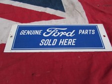 Retro FORD  PARTS  Motor Racing Garage Advertising Metal Enamel Sign HEAVY