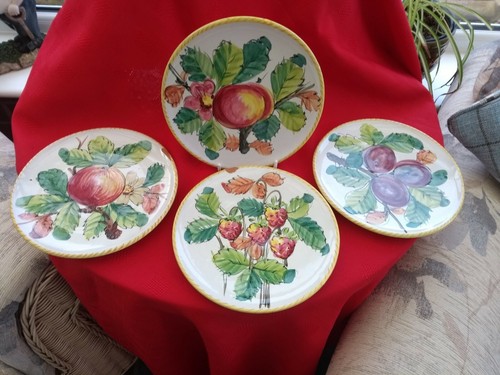 Hand decorated plates - hand,