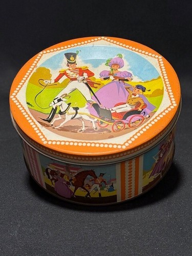 Vintage decorative biscuit tin - decorative,