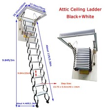 Attic Ceiling Ladder 9.84ft