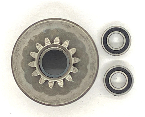 14t clutch bell - 14t, bearings