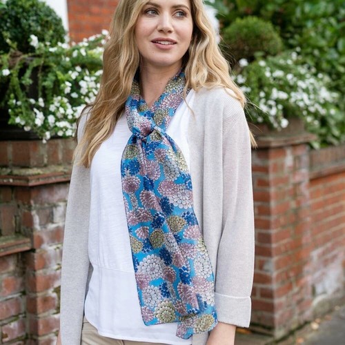 Floral chrysanthemum print - floral,
