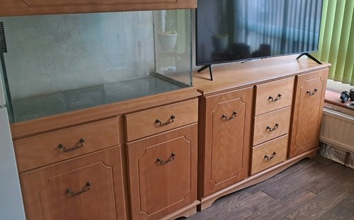 Solid wooden aquarium - aquarium, cabinet