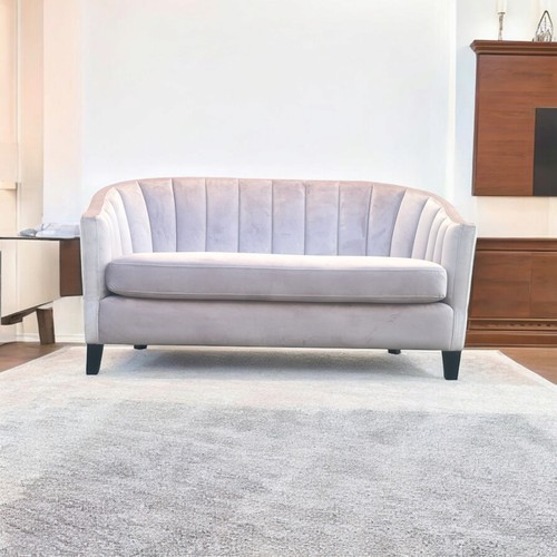 Pink velvet seater - 2, loveseat