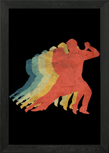 Tango dance retro - tango,