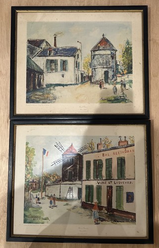 Maurice utrillo framed - framed, set