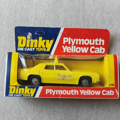 Vintage dinky plymouth yellow - plymouth,