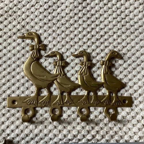 Gold metallic duck - gold,