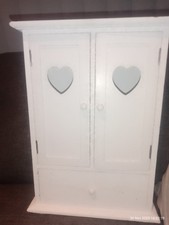 Jewellery Box. Wooden Hand Made With Rotating Hanger And Drawer