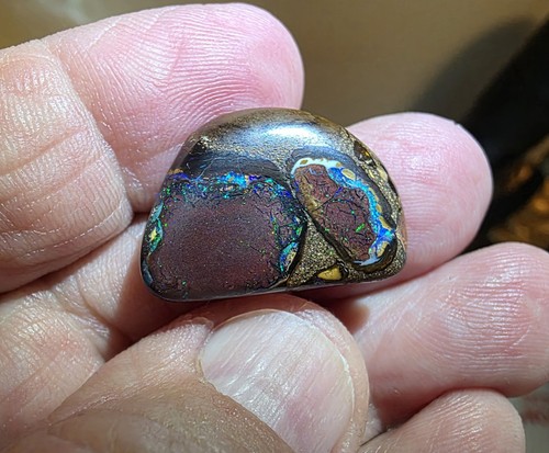 Australian boulder opal cab - australian,