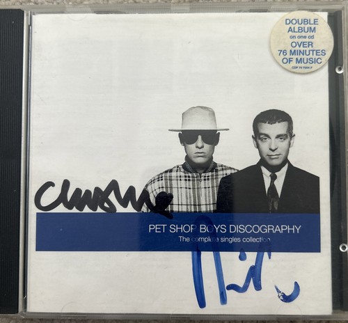 Pet shop boys autographed - pet,