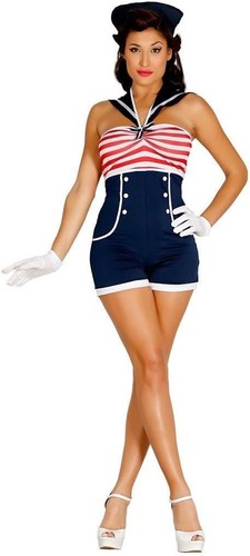 Ahoy pin sailor girl - sailor, ladies