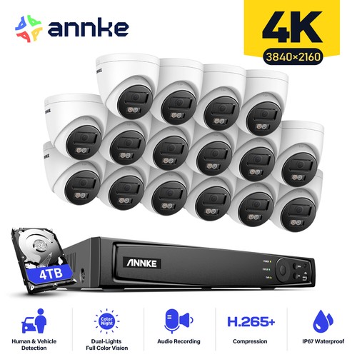 Annke 8mp full color - 8mp, cctv