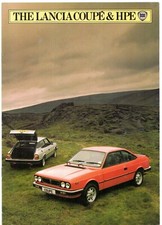 Lancia Coupe & HPE 1982-83 UK Market Sales Brochure 1600 2000 IE Beta