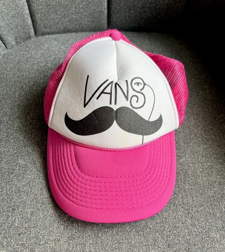 Vintage mustache vans trucker - mustache,