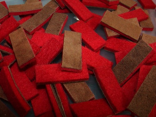 Flap pads ready cut for