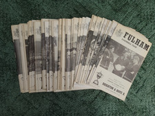 Fulham home programmes season - home,