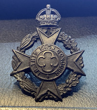 Royal Army Chaplains Department Cap Badge KC Genuine Stunning PRE 1952