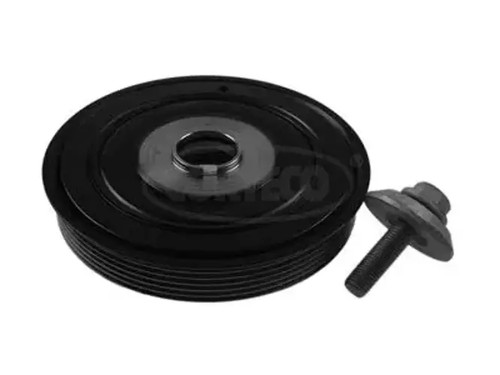 Crankshaft pulley for vehicles