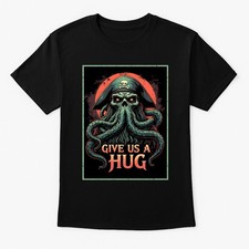 Davy Jones Locker T-Shirt Kraken Pirate Hug Unisex Sea Horror Adults/Kids