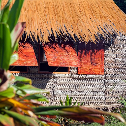 Thatch roofing for garden - ,