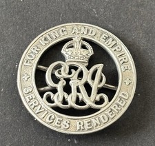 WW1 Silver Wound Badge 252073 For King & Empire Services Rendered