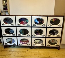 Antique Drawers Cabinet Wood c1890 Workshop Industrial Storage Victorian