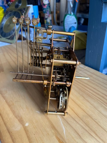 Clock movement mechanism and - clock,