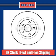 2x Brake Discs Vented For