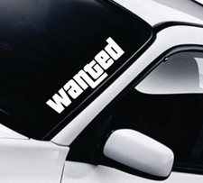 Wanted Car Window Windshield