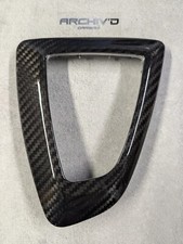 REAL CARBON FIBRE GEAR SURROUND TRIM BMW 1 2 3 4 SERIES F20 F22 F30 F32 F36 RHD