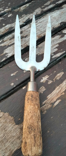 Vintage wooden handled garden