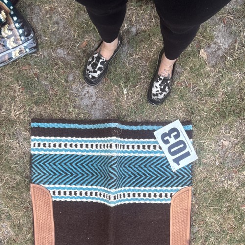 Western saddle blanket brown - western,