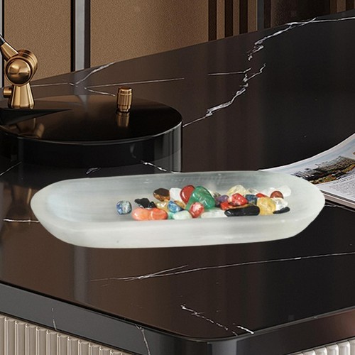 Selenite crystal bowl - bowl, charging