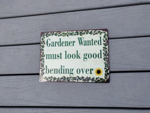 Gardener wanted bending over - gardener,