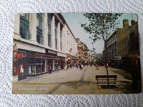 Vintage postcard cardiff - vintage, postcard,