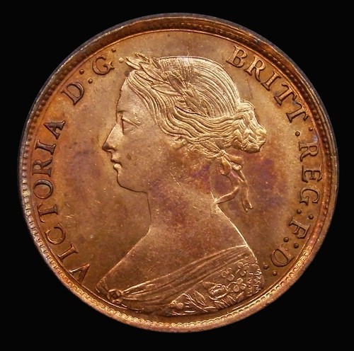 Halfpenny 1861 freeman - halfpenny,