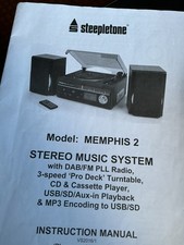 Steepletone Music System